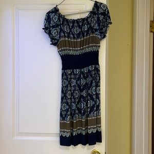 (small/medium), blue dress